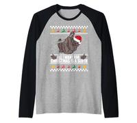 Tutto Quello Che Voglio per Natale: Un Brutto Maglione Natalizio di Sloth Maglia con Maniche Raglan