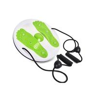 Tutto Scheda per Esercizio,Torsione Della Vita Attrezzature per L'Allenamento,Esercizio con Macchina Twister per la Vita,Con 2 Corde di Trazione,per Allenamenti di Base e Perdita di Peso(Color:Green)
