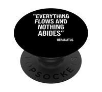 Tutto scorre e nulla dimora Eraclito PopSockets PopGrip Adesivo