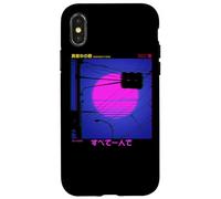 Tutto solo in giapponese Retro Futurismo Lofi Vaporwave Custodia per iPhone X/XS