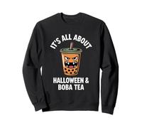Tutto su Halloween & Bubble Milk Tea Halloween Boba Tea Felpa