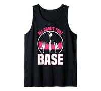 Tutto su Quella Base Cheerleader Divertente Cheerleading Cheer Canotta