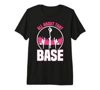 Tutto su Quella Base Cheerleader Divertente Cheerleading Cheer Maglietta Premium