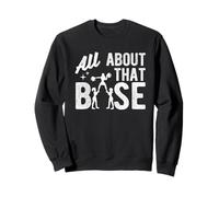 Tutto su Quella Base - Divertente Cheerleading Cheer Felpa