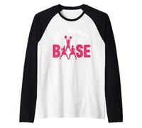 Tutto su Quella Base Divertente Cheerleading Cheer Maglia con Maniche Raglan