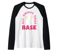 Tutto su Quella Base Divertente Cheerleading Cheer Maglia con Maniche Raglan