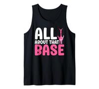 Tutto su Quella Base Divertente Cheerleading Coach Fan Cheerleader Canotta