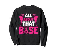 Tutto su Quella Base Divertente Cheerleading Coach Fan Cheerleader Felpa