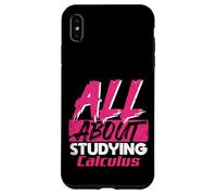 Tutto sullo studio Calcolo Matematica Studente Vita accademica Custodia per iPhone XS Max