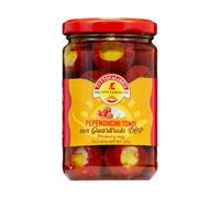 TuttoCalabria, Peperoncini Ripieni con Formaggio Quartirolo DOP, 285g, Specialità Artigianale, Gusto Equilibrato tra Piccantezza e Cremoso, Ideali per Antipasti e Aperitivi, Made in Italy