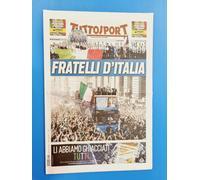 TUTTOSPORT 13 LUGLIO 2021 FESTA ITALIA CAMPIONE D'EUROPA EURO 2020