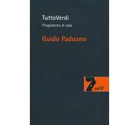 TuttoVerdi. Programma di sala
