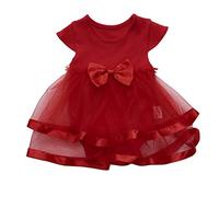 Tutu Arco Abbigliamento Festa Principessa Baby Arco Vestiti Festa Vestito Da Strada Vestito Compleanno Abbigliamento &, Colore: rosso, 3 mesi