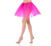 tutù da Donna tutù Vintage in Tulle a Bolle per Adulti Gonna tutù Vintage Anni '50 a Palloncino Abito da Festa di Fine Anno Gonna tutù Elasticizzata a 3 Strati per Donne Ragazze (Rosa)