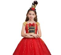 Tutù da ragazza con per fascia per capelli | Vestito da per ragazze, vestito da tutù da ballo principessa, per bambini 2 ai 12 anni, di ruolo