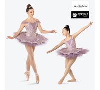 Tutù Danza Piatto Revolution Saggio Regina Fiori Coppelia Ballet Tutu REVRC23929