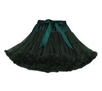 Tutu Donna Gonna Tulle Corta tutù per Danza Ballerina Gonne in Tulle Vaporosa Corte Gonnellina di Tulle Carnevale Sottogonna Rockabilly per Abito da Sposa Festa Costume Principessa Puffy Verde