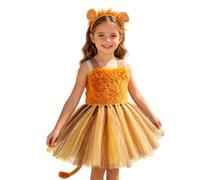 Tutu Dress Leone Tema Costume con Fasce e Coda