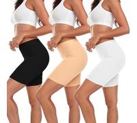 TUTUESTHER Pantaloncini anti sfregamento per le donne in cotone Chub Rub Slip Shorts per sotto il vestito mutandine di sicurezza sotto la gonna, Nero/Nude/Bianco, 52