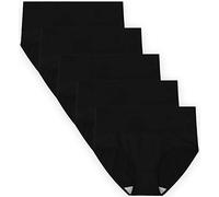 TUTUESTHER Vita Alta Postpartum Biancheria Intima Delle Donne Cotone Completo Slip Pancia Controllo Mutandine 5 nero. 52
