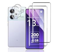 TUTUO 2+2 pezzi Pellicola Protettiva Compatibile con Xiaomi Redmi Note 13 Pro Plus 5G Vetro Temperato + Fotocamera Pellicola, Anti-Graffio, No-Bubble [Durezza 9H] 3D HD Pellicola Protection