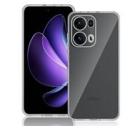 TUTUO Clear Custodia Compatibile con OPPO Reno 13 Pro 5G Cover, Crystal Trasparente Anti-Graffio Custodia, Antiurto Sottile Morbida in Silicone TPU Protettiva Case - Trasparente