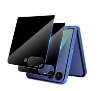 TUTUO Compatibile con Samsung Galaxy Z Flip 7 Privacy Back Screen Protector, confezione da 2 pellicole in vetro temperato anti-spia, pellicola anti peep 9H HD, ultra resistente, compatibile con