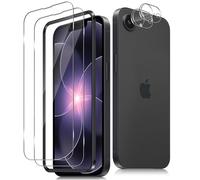 TUTUO per iPhone 17E Vetro Temperato, [2+2 pezzi] Pellicola Protettiva + Fotocamera Pellicola, Durezza 9H HD Protection, Anti-Graffio, Bordo Senza Bolle Protezione Schermo