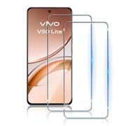 TUTUO per VIVO V50 Lite 5G Vetro Temperato, [2+2 pezzi] Pellicola Protettiva + Fotocamera Pellicola, Durezza 9H HD Protection, Anti-Graffio, Bordo Senza Bolle Schermo Pellicola