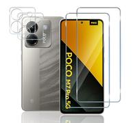 TUTUO per Xiaomi Poco M7 Pro 5G Vetro Temperato, [2+2 pezzi] Pellicola Protettiva + Fotocamera Pellicola, Durezza 9H HD Protection, Anti-Graffio, Bordo Senza Bolle Protezione Schermo