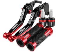 TUTUT Universale Moto Leve Freno Frizione Maniglia Manopole End per Hon&da Integra 750 Integra 750/DCT 2014-2020 2019 2018 2017 2016(Red 3)