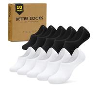 TUUHAW Calzini Donna Corti - Fantasmini Donna Cotone Calzini Uomo Estivi Bianchi Neri Calze Per Sportive Running Trekking Calze Ciclismo Uomo Invisibili 39-42, Neri Bianchi