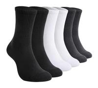 TUUHAW Calzini Invernali 6 Paia Cotone Termici Donna Uomo - Calze Sportive per Tennis, Trekking, Ciclismo e Running