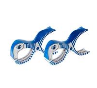 tuuli Accessories Summer Clips Mollette Spiaggia Asciugamano Sdraio Bagno Bucato Passeggino Accessori (2X Blu)