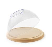 Tuuli Kitchen Formaggiera Tagliere Cucina Legno Antibatterico Piatto Contenitore Porta Formaggio Conservare Pane Affettato Dolci