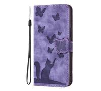 TUUTPU Cover per iPhone 16 Libro Portafoglio, Viola | Custodia Premium Pelle PU Slot Schede con Porta Carte Flip [Funzione Stand] [Chiusura Magnetica] Antiurto Cuoio Protettiva