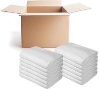 Tuva Home Cartone da 12 Asciugamani 100x200 cm in Cotone 100%, Super Assorbenti, Lavabili a 90°C, Asciugamani Grande per SPA, Hotel, Piscina, Spiaggia
