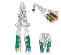Tuvilo Electrical Pliers, 2025 New Wire Strippers with Voltage Detecto Multifunctional and portable Tuvilo Electrical Pliers for Cutting and Stripping Wires and Cables and Crimping (1Pcs)
