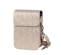 Tuvzylory Custodia protettiva in poliuretano spazzolato retrò compatibile con Instax Mini Liplay, custodia protettiva con chiusura in metallo, stile spazzolato (polvere da disegno)