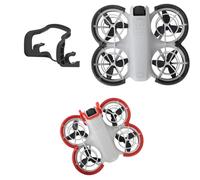 Tuvzylory Protezione paraurti per DJI Neo, protezione paraurti di sicurezza per obiettivi, protezione anti-collisione per fotocamera per accessori DJI Neo Drone (paraurti nero + protezioni eliche)