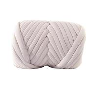 tuwiwol Filato di lana spessa e soffice per progetti fai da te all'uncinetto e ai ferri. Filato spesso, morbido e leggero, lavabile in lavatrice, Beige, 2.5 centimetri