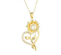 TUXCAXI Collana elegante Sunshine Gioielli Regali Accessori veramente caldi | per donne sono la collana Sunshine