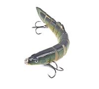 TUXIBIN Esca da Pesca Bionica, Esca artificiale multi-joint swing, Esche Artificiali Spinning Mare Esca Finta per luccio, persico, luccioperca
