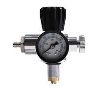 TUXING 4500PSI Stazione di riempimento PCP Paintball ad alta pressione, misuratore PSI, valvola in acciaio inox, serbatoio HPA CO2, sistema di ricarica DIN (7/8-14UNF)