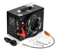 TUXING Compressore d'aria PCP, compressore portatile PCP 4500PSI/30Mpa con convertitore di potenza integrato, arresto automatico | DC12V/AC120V | Pompa compressore senza olio e acqua