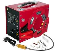 TUXING PCP Compressore d'aria, Auto-Stop Compressore d'Aria 30MPa PCP Portatile Convertitore Integrato Spegnimento Manuale DC 12V/AC 220V, Connettore rapido da 8MM per fucili ad aria Paintball