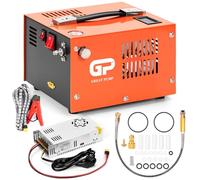 TUXING PCP Compressore d'aria, portatile 4500Psi/30Mpa, 8MM connettore rapido compatibile per pistola ad aria PCP con separatore acqua/olio, adattatore di alimentazione incorporato