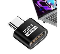 Tuxuseo Adattatore Da USB A - Adattatore Maschio da 480 Mbps - Convertitore ad Alta Velocità per Smartphone, Tablet e altri Dispositivi Tipo C per Viaggio, Configurazione del Monitor e Interfaccia