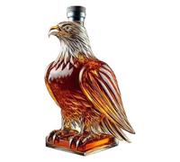 Tuxuseo Bottiglia per whisky | decanter per whisky a forma di aquila, pezzo da collezione originale come idea regalo per bar, casa, matrimonio, festa del papà, accessorio per la casa