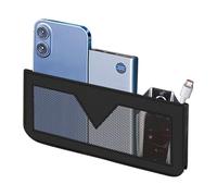 Tuxuseo Car Seat Side Organizer, Auto Cards Storage Bag Seat Pocket - Supporto multifunzione per cellulare carte di credito, occhiali, biglietti interni auto
